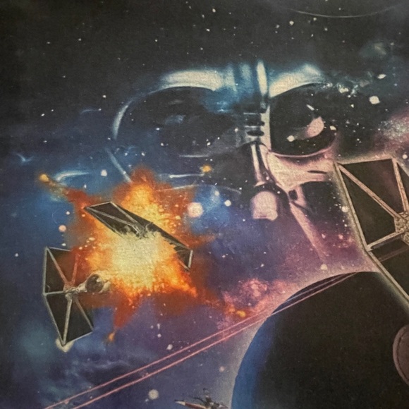 STAR WARS ~ Fifth Sun~ X Wing Tie Fighter  Death Star ~ T-shirt Adult Med - Picture 3 of 6